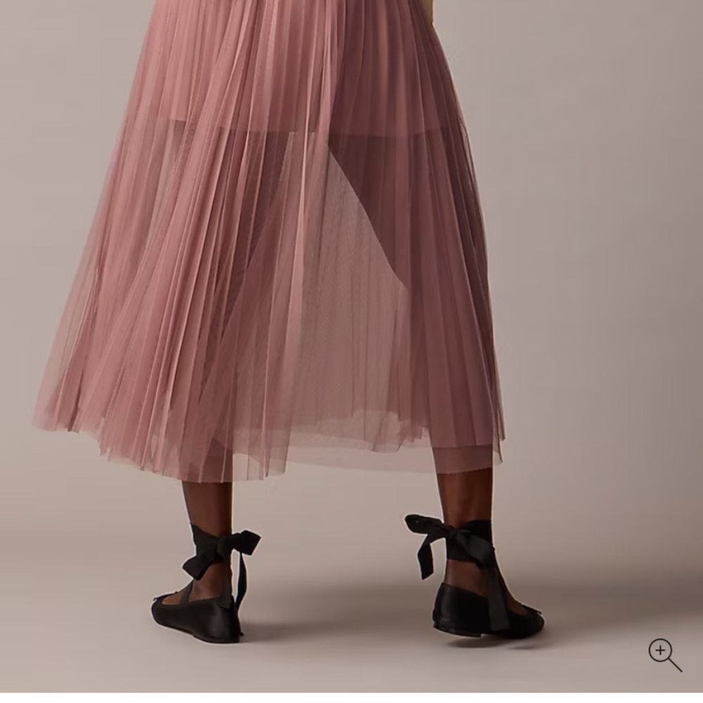 JCREW Collection layered tulle skirt Navy Blue - Picture 6 of 9
